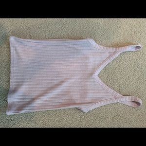 American eagle ribbed lilac tank top